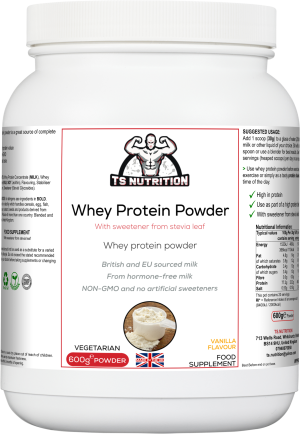 Whey Protein Powder (Vanilla flavour)